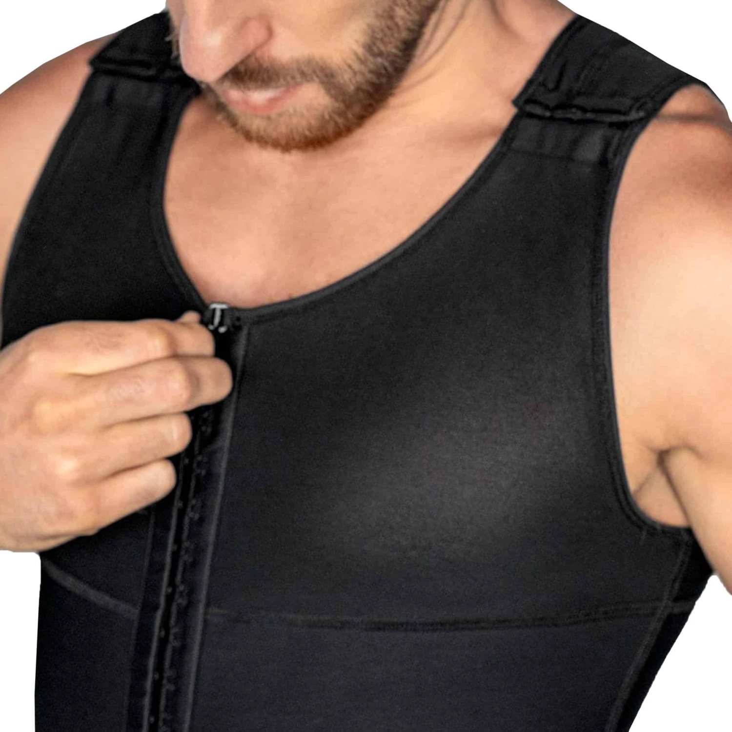 Veste Compression Ferme Noire 2 Veste Compression Ferme Noire – Image 2