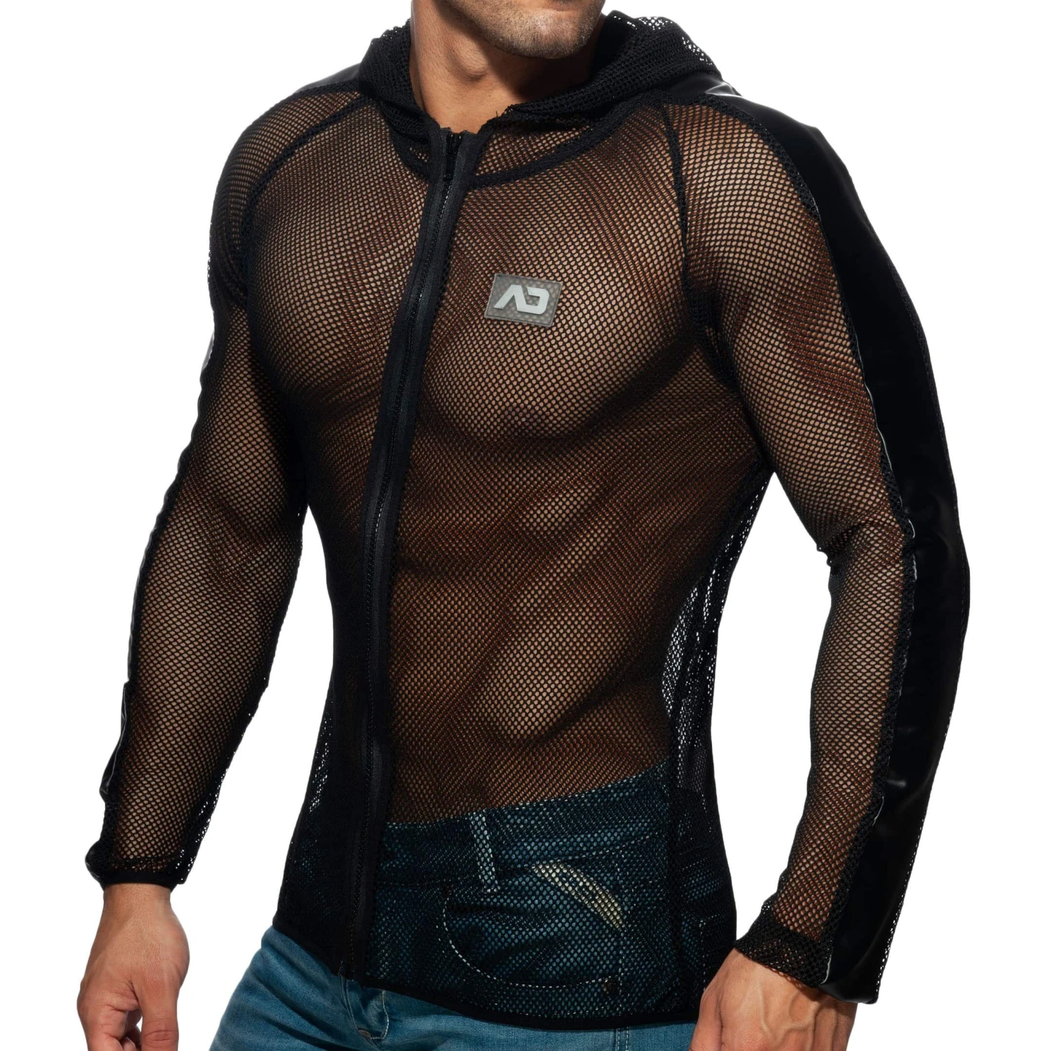 Veste Mesh Noire 2 Veste Mesh Noire – Image 2