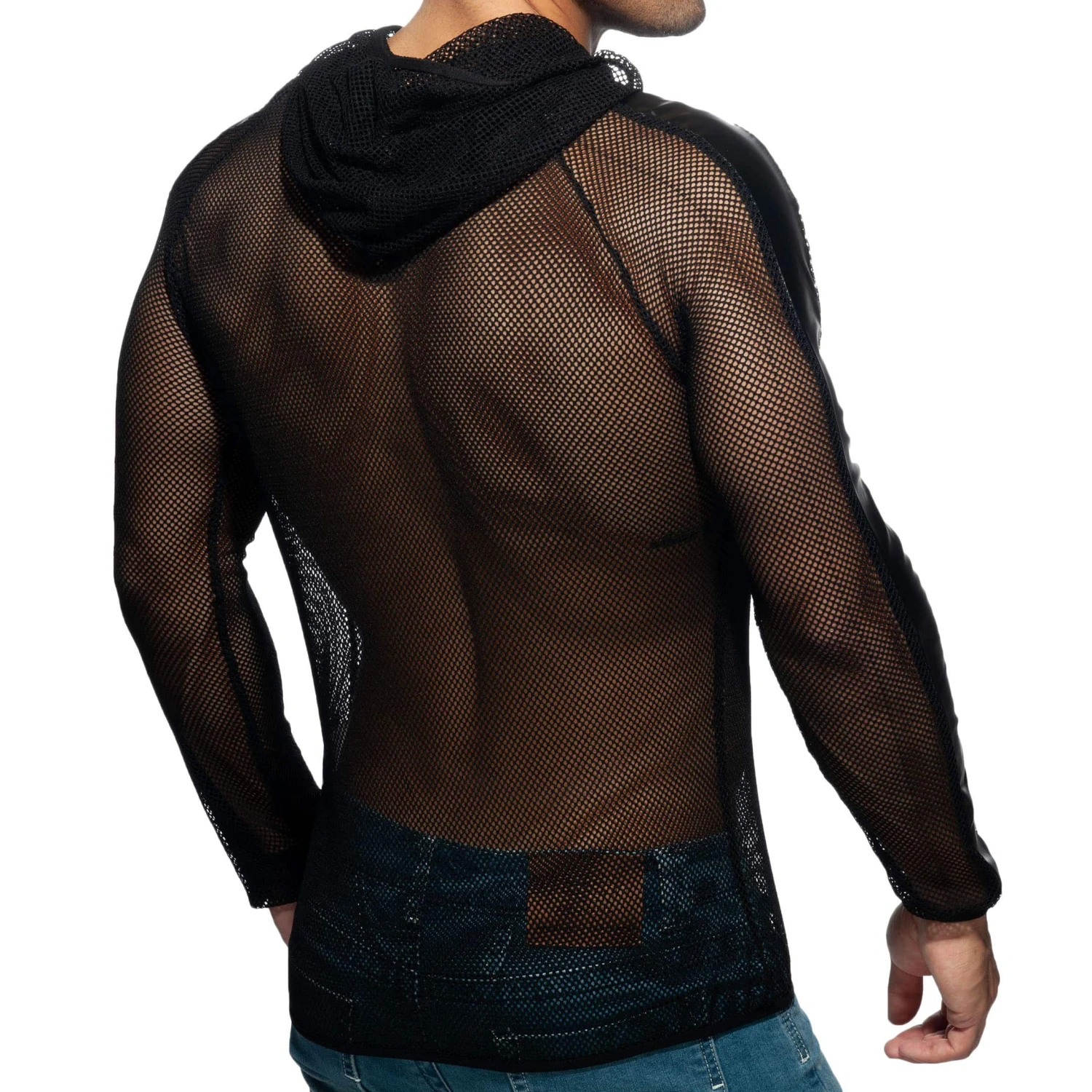 Veste Mesh Noire 3 Veste Mesh Noire – Image 3