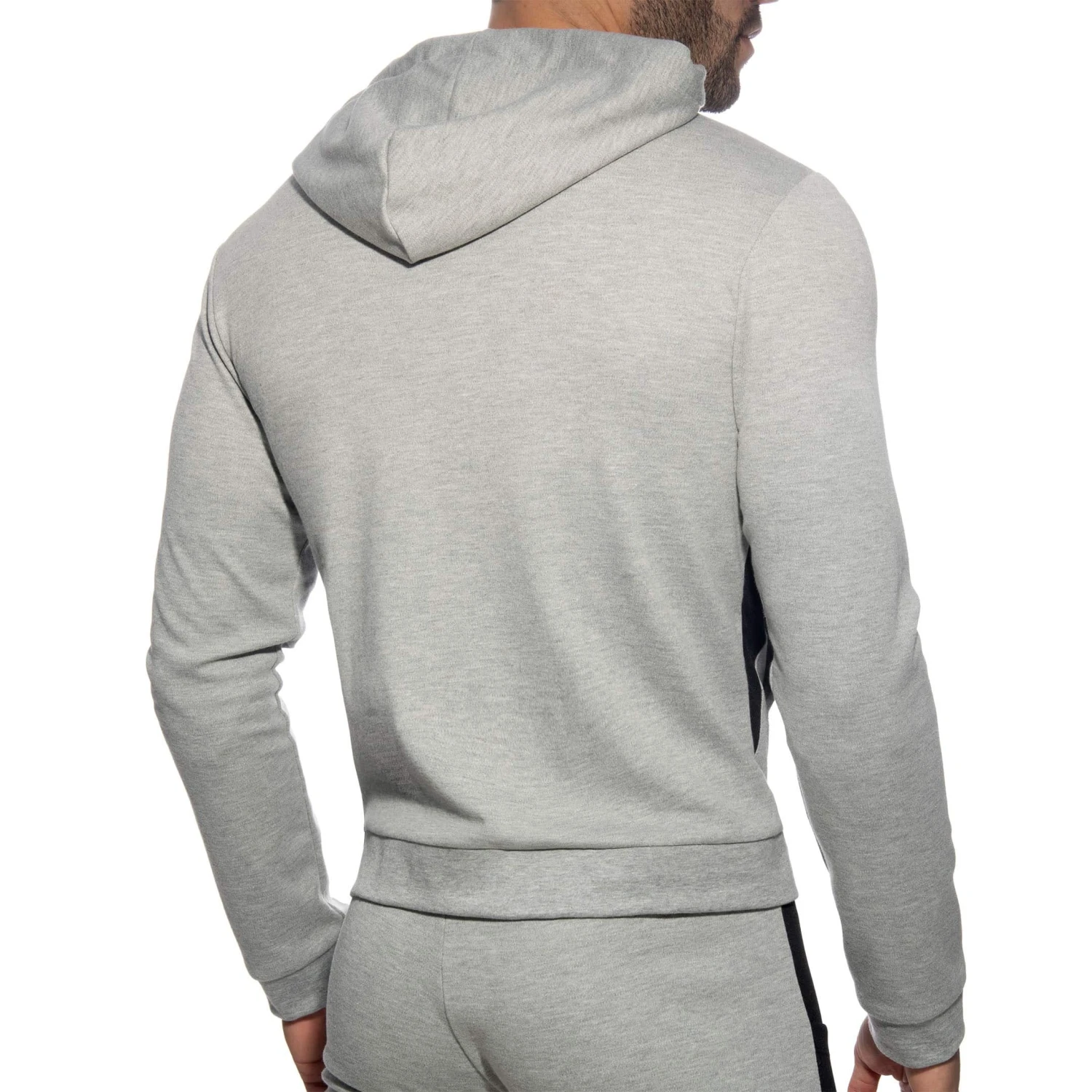 Veste Sport AD Coton Gris Chiné 2 Veste Sport AD Coton Gris Chiné – Image 2